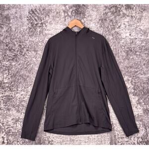 Lululemon Jacket Large Mens Surge Warm Full Zip Hooded Athletic Gray